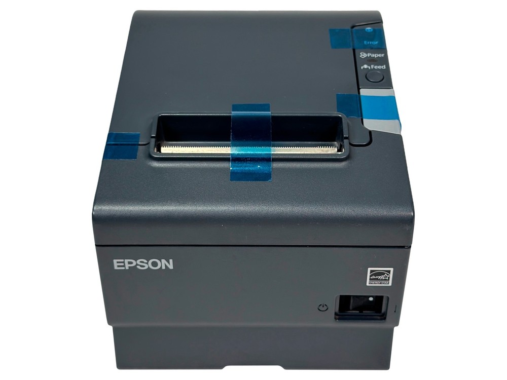 REFURBISHED Epson TM-T88V POS Compact Thermal Receipt Printer USB Serial Square