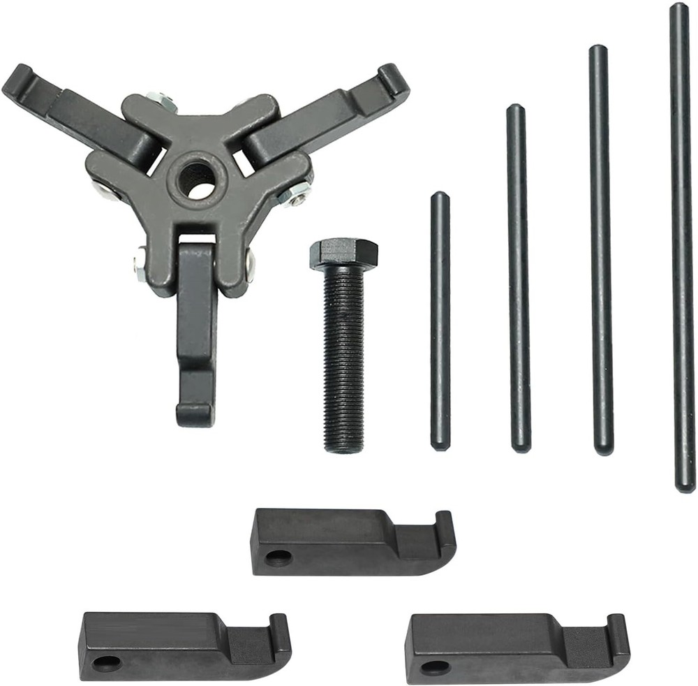 Harmonic Balancer Damper Pulley Remove Extractor Kit Compatible with Ford, GM...