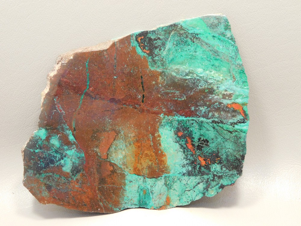 Sonora Sunset Polished Stone Slab Chrysocolla Cuprite #O12