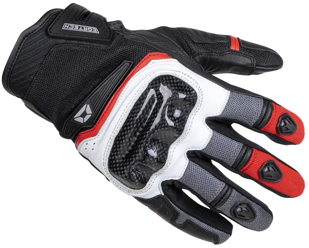 Sonic-Flo Glove Cortech Red/White MED