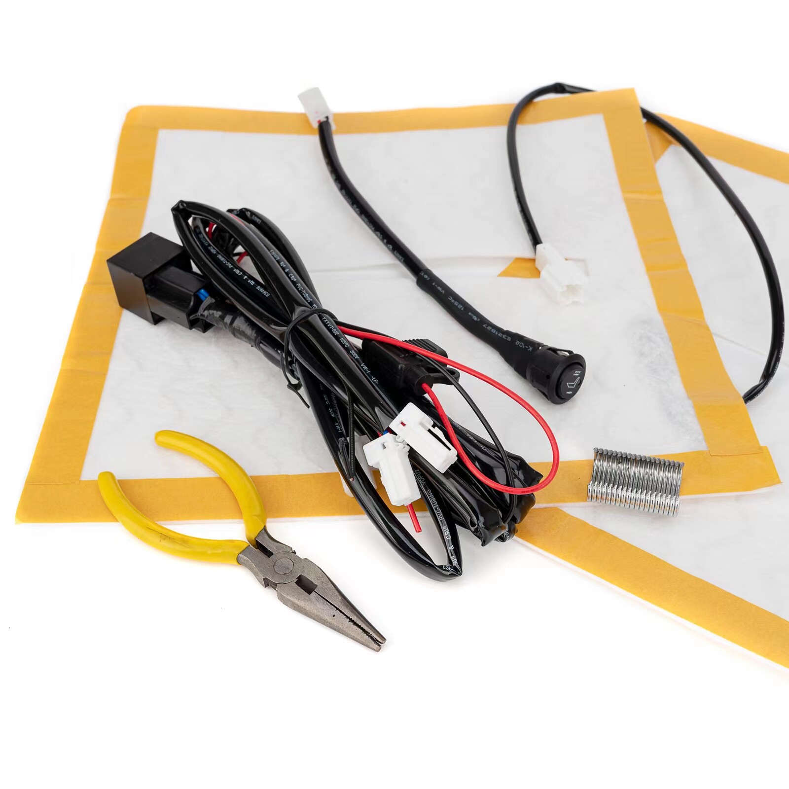 Universal Heated Seat Element Pad Kit Heater Power Warmer 628-040