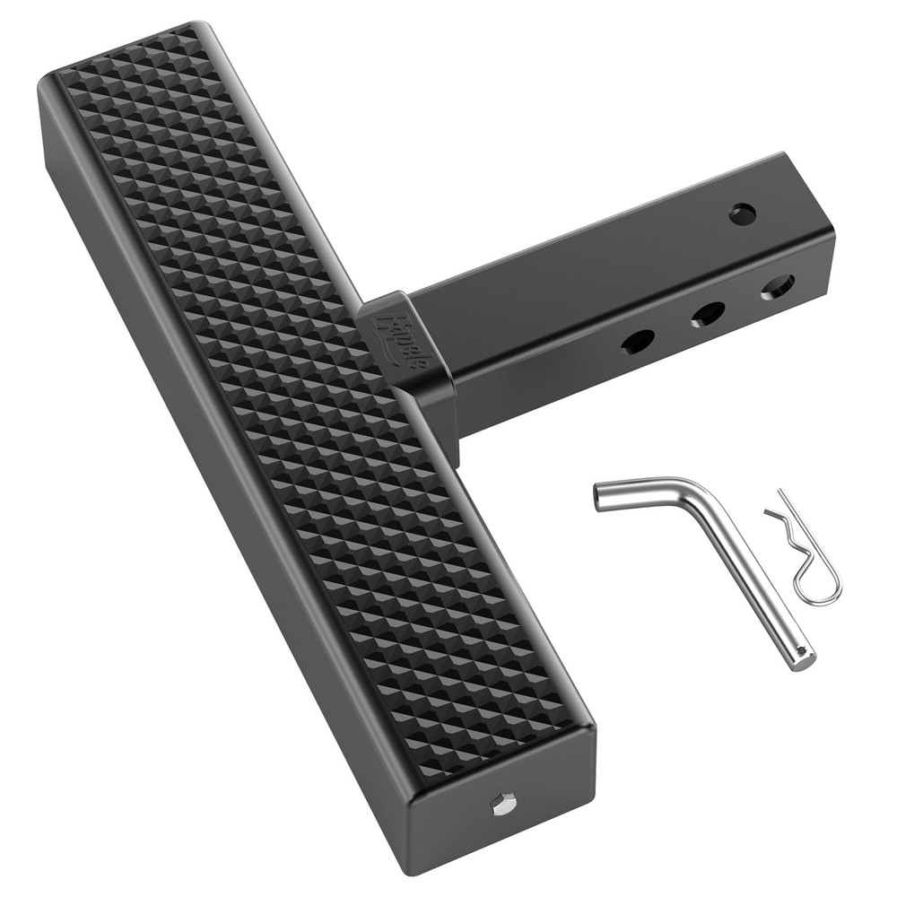 Eapele Hitch Step for 2 Inch without Reflective Strips, Black
