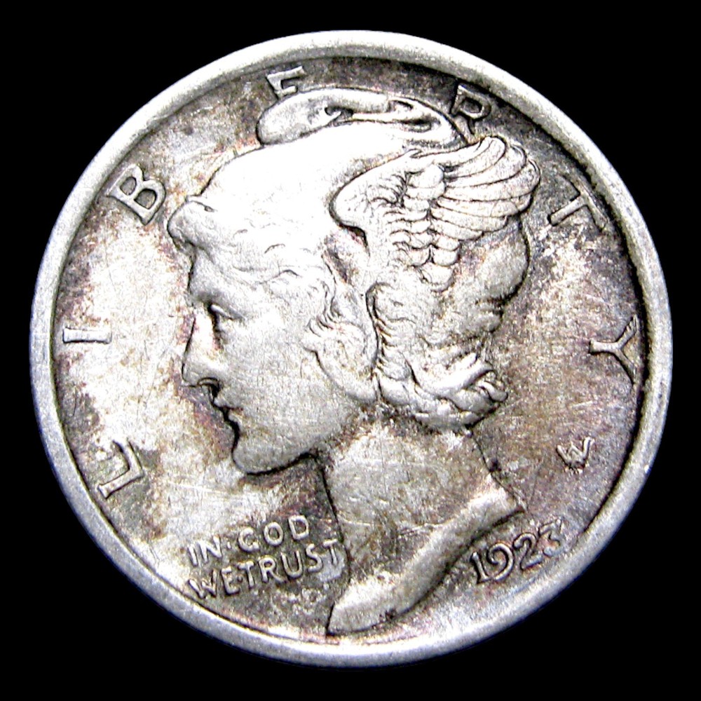 1923 Mercury Dime Silver  ---- Nice Coin ---- #027M