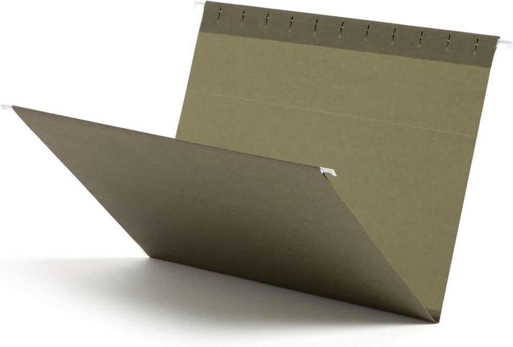 Hanging File Folder, Value Filing Products Bulk Pack, 1/5-Cut Adjustable Tab, Le