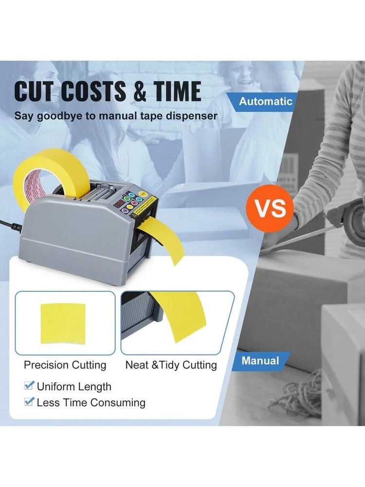 Automatic Tape Dispenser Adhesive Electric Cutter Packaging Machine Cutting
