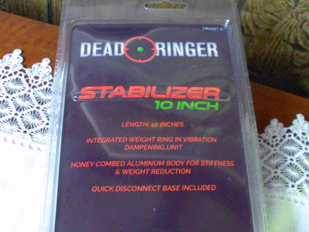 Dead Ringer Compound Bow Stabilizer 10”-VECTOR-10-DR2627-C w/Quick Disconnect