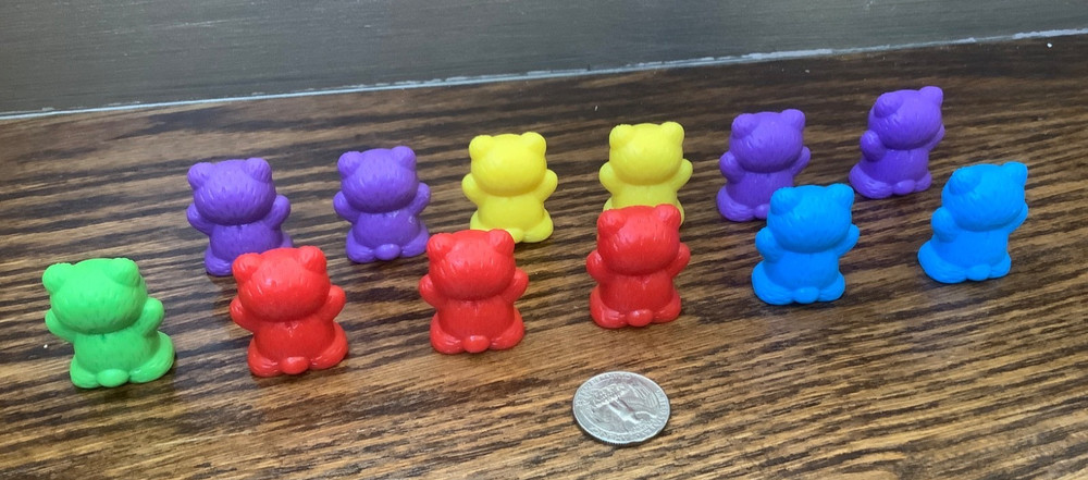 Learning Resources Bear Counters Educational Counting & Sorting (Lot of 12)