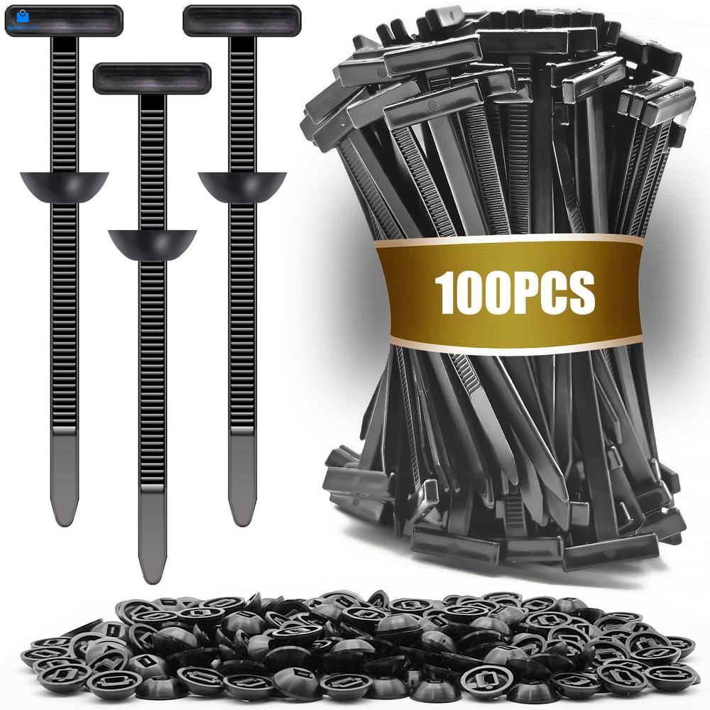 100 Pcs Nylon Universal Cable Tie Buckle - Multifunctional Zip 100pcs