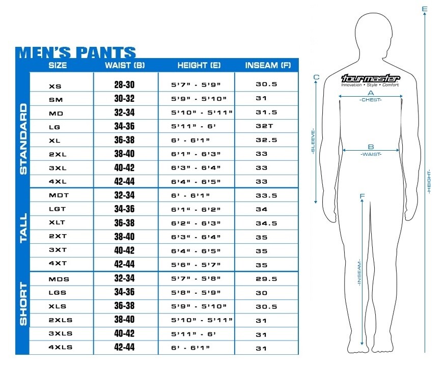 Tourmaster Intake Air Pants 36 Black