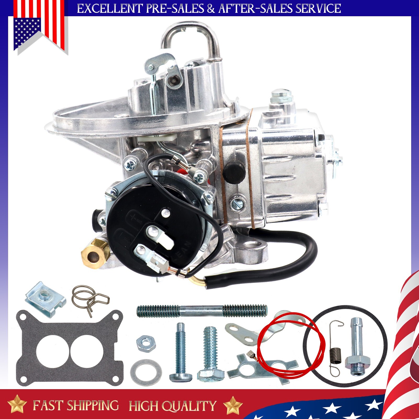 Marine Carburetor 500 CFM Electric Choke 0-80402-2 For Holley 2300 Gas New 🔥