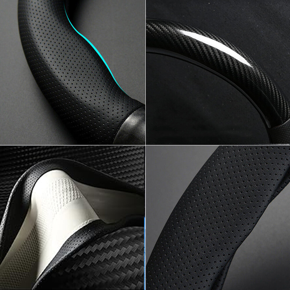 Car Steering Wheel Cover Large-Size for Ford F150 F250 F350 Super Duty 15.5-16''