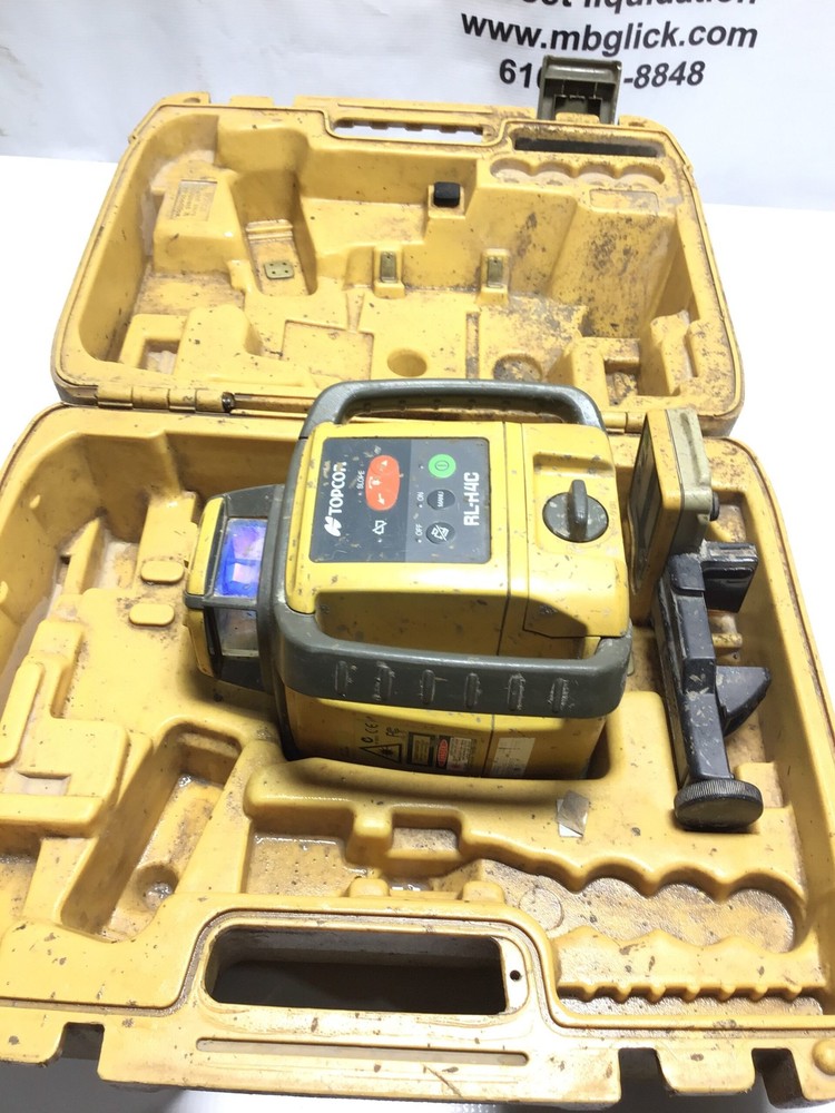 Topcon RL-H4C Vertical Horizontal Long Range Rotary Laser Level Kit