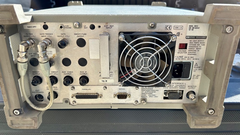 HP Agilent Cable TV Analyzer Model 8591C with Users Guides