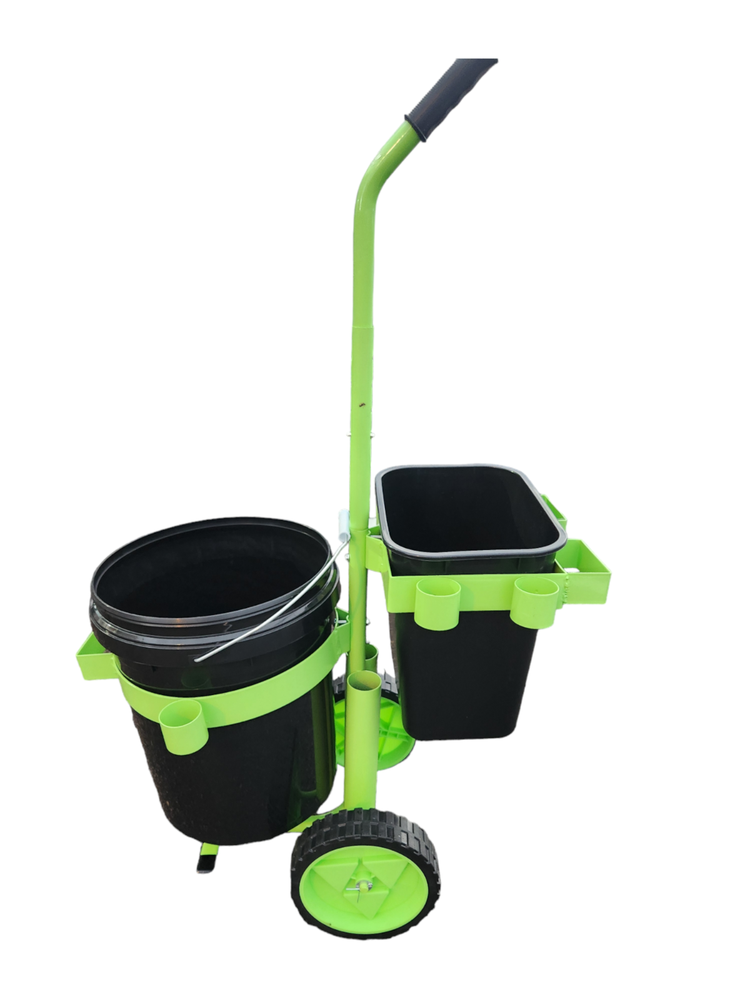 Waterboy window cleaning tool cart Green