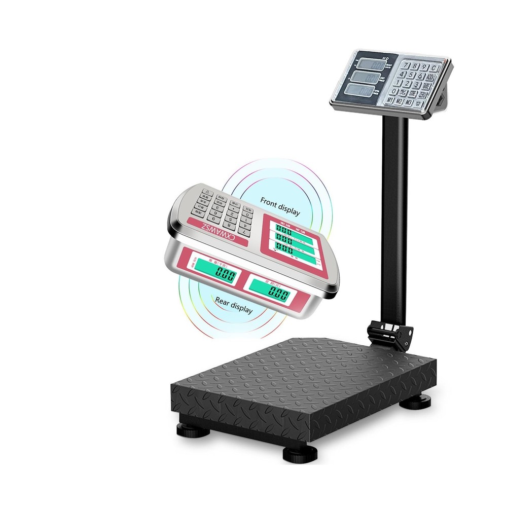 660lb Floor Weight Computing Postal Scale - Digital Large Platform Scale LB/K...