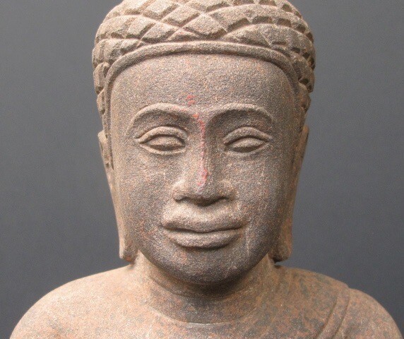 Khmer Buddha In Stone, Cambodia