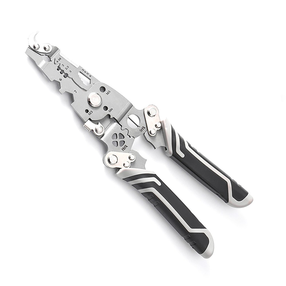 18 in 1 Foldable Crimper Cable Cutter Pliers Wire Stripper Multifunctional Tool