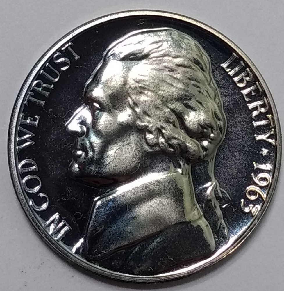 1963 Gem Proof Jefferson Nickel ~ Toned