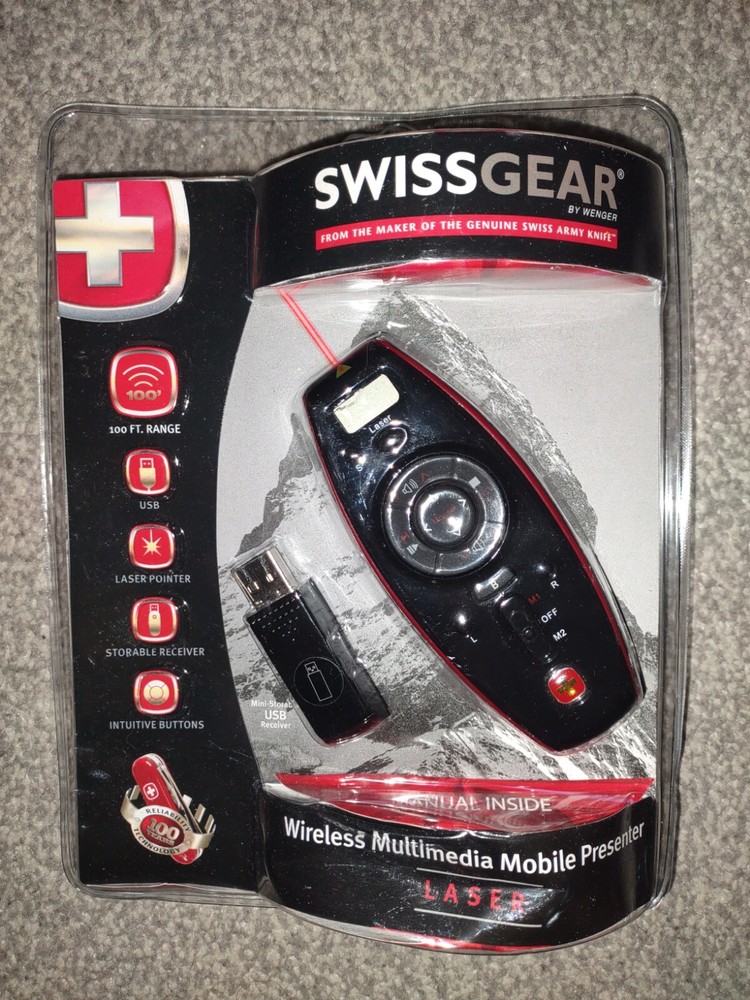 SwissGear Wireless Multimedia Mobile Presenter with Laser Pointer GA-6284-15