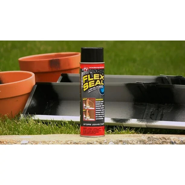 Flex Seal Spray BLACK Liquid Rubber Sealant Coating, 14 oz NEW! Free Shipping
