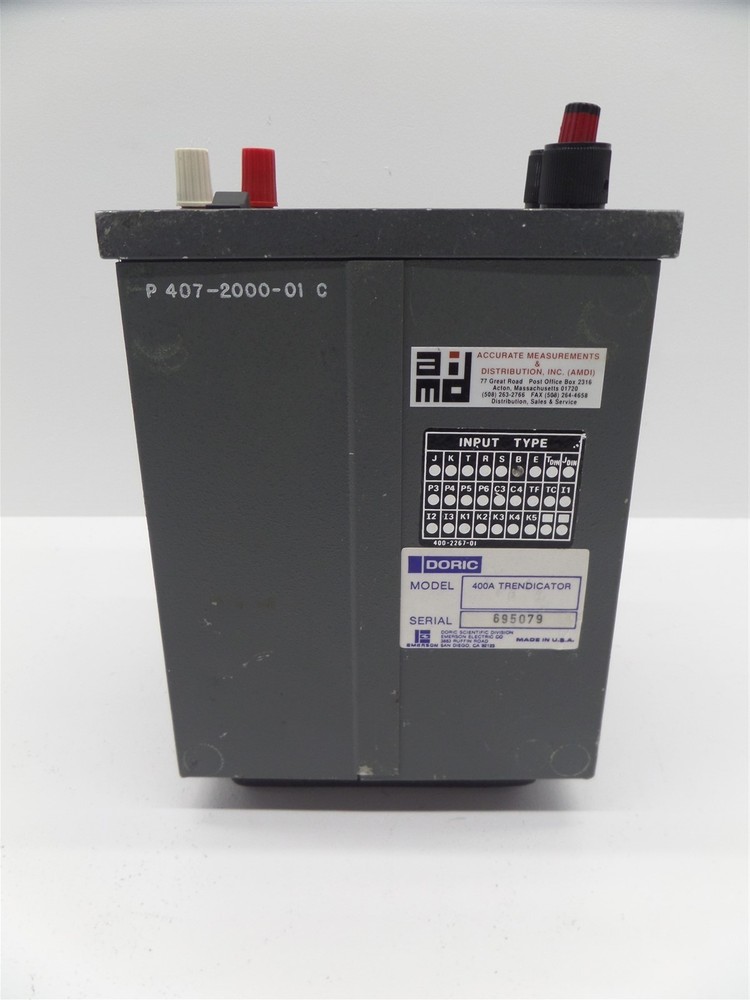 Doric Trendicator 400A Digital Temperature Indicator with Power Pack 407