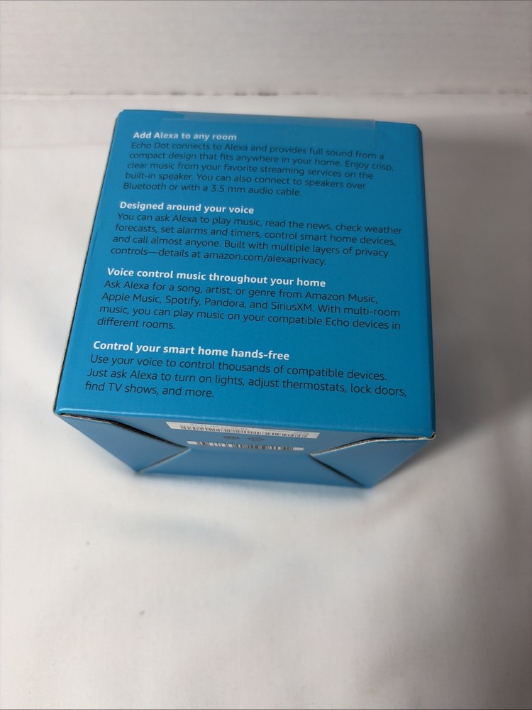 NEW IN BOX Amazon Echo Dot (3rd Generation) Smart Speaker - Charcoal