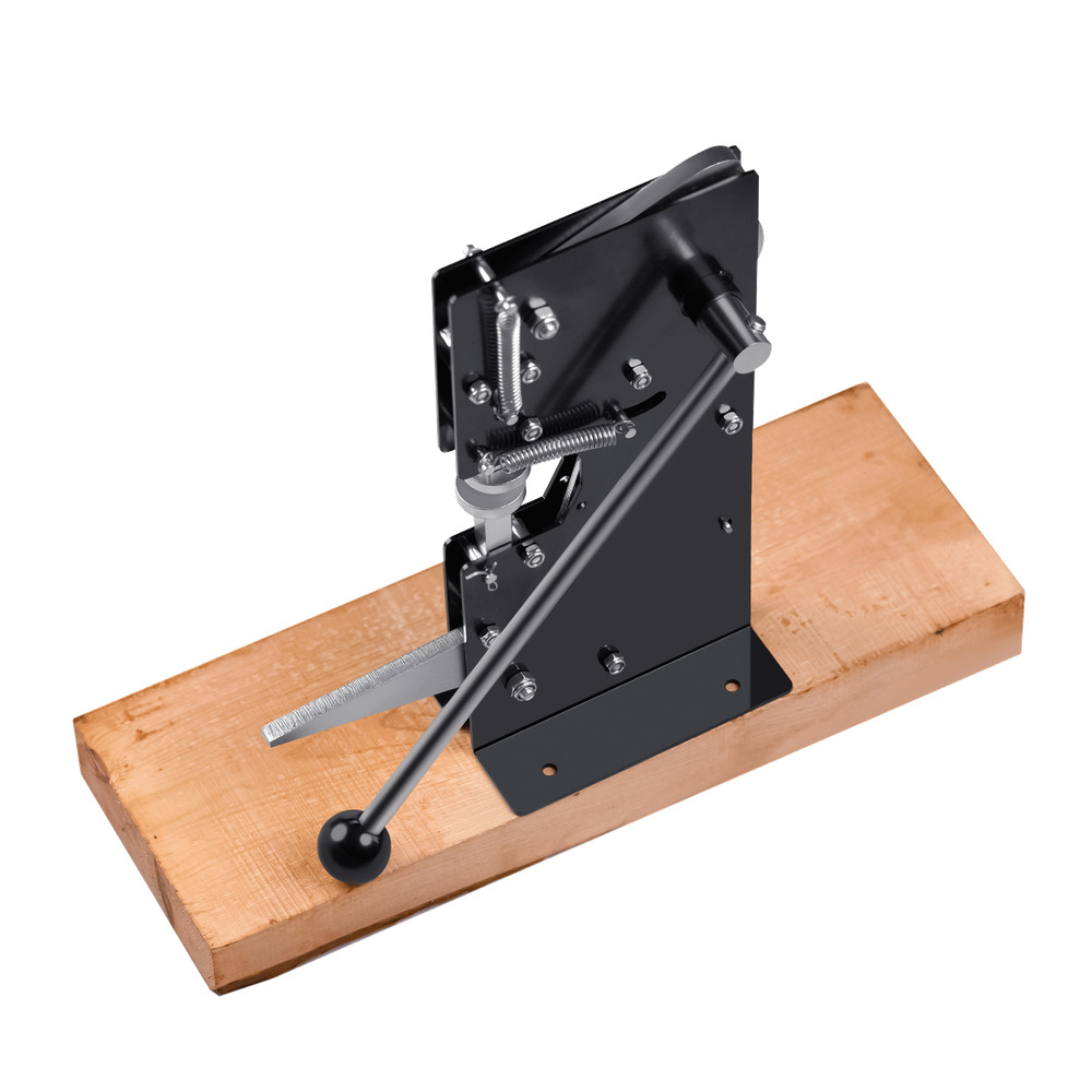 New Black Walnut Nut Cracker Tool with Wooden Installation Base Black Rust Proof