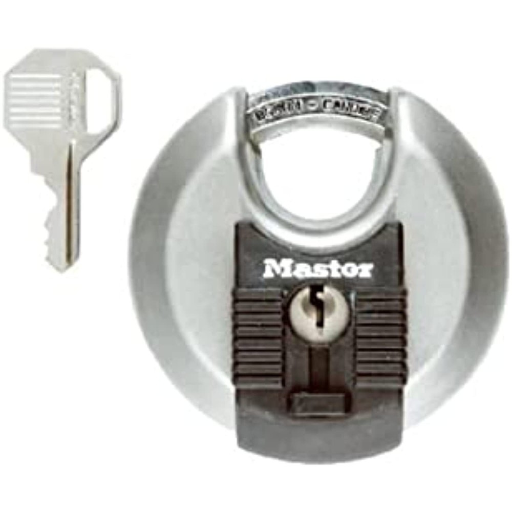 Master Lock Padlock 2 3/4'' Keyed Dual Ballbearing Locking Disk 1Pk