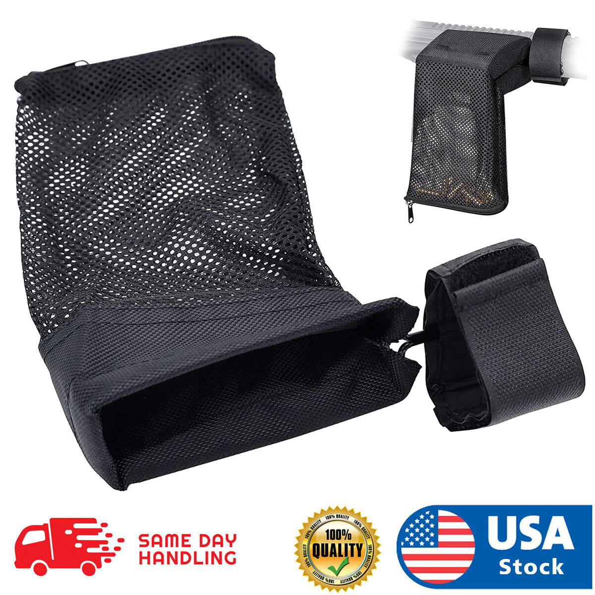 Brass Catcher Zip Quick Release Brass Collector Mesh With Heat Resistant Padded