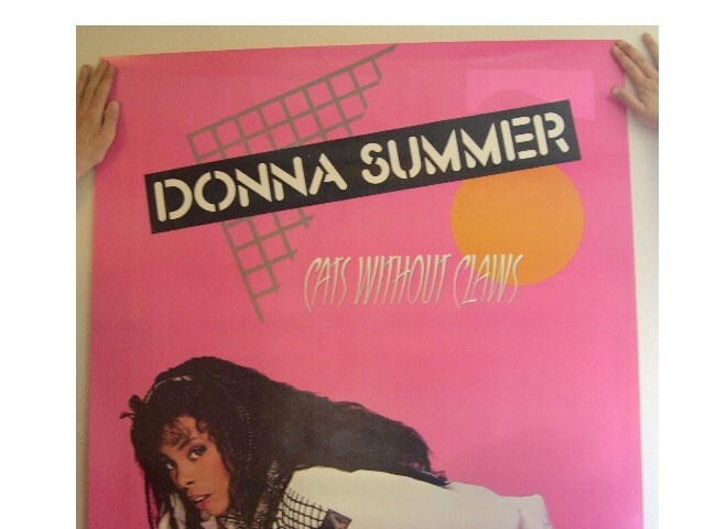 Donna Summer Poster Pink Cats Without Claws Old