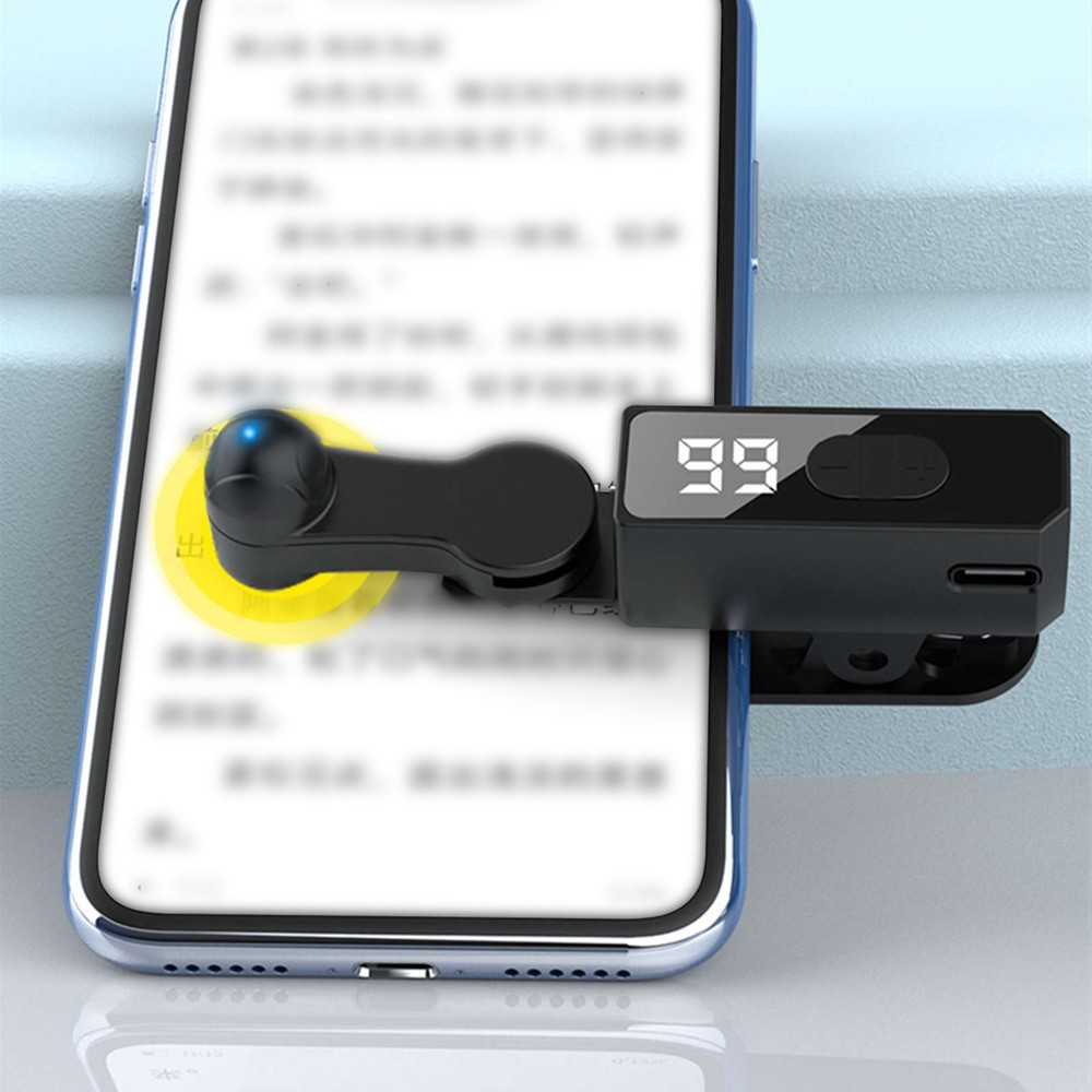 Rechargeable Automatic Screen Clicker 107 Adjustable Speeds 5H Spatial Tapper