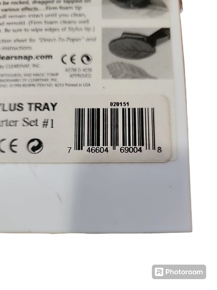 Color Tool Box Stylus Tray Foam Tips Starter Set #1 Ink Stencil Blending Tool
