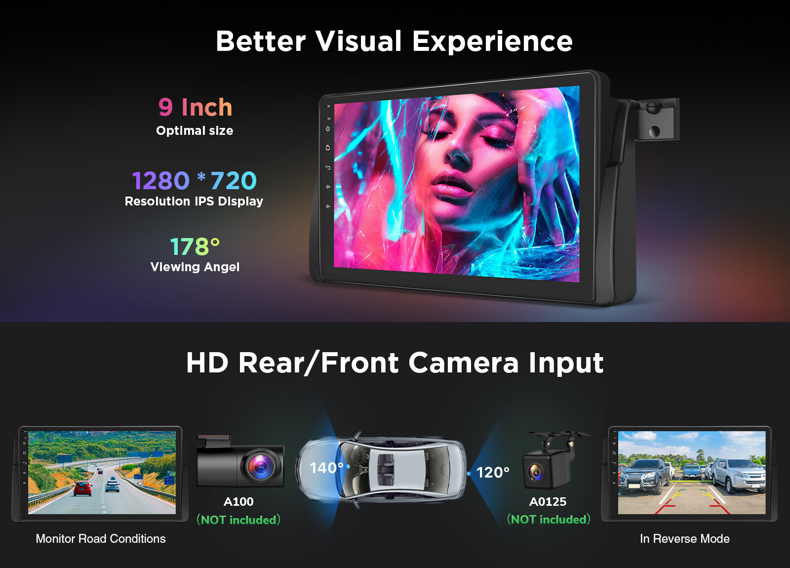 Eonon 9" Android 13 Car GPS Radio Stereo CANBus for BMW 3 Series E46 325 330 323