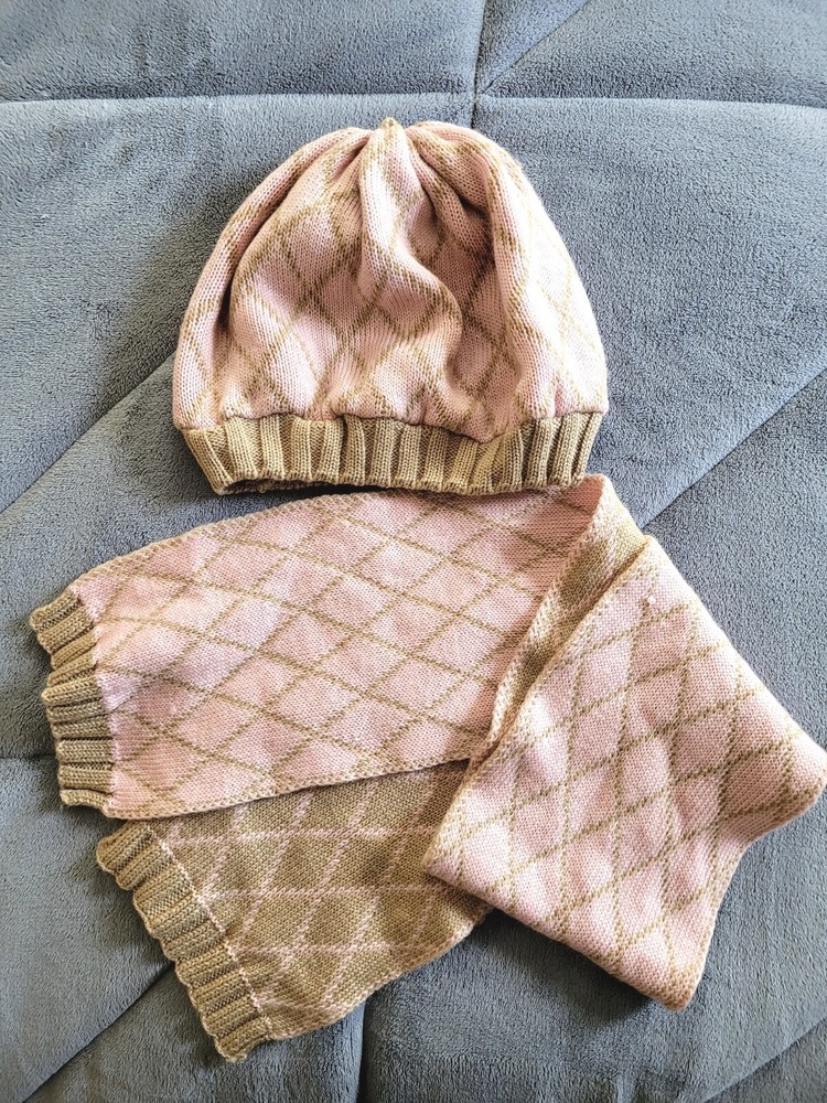 Winter Hat and Scarf Matching Set