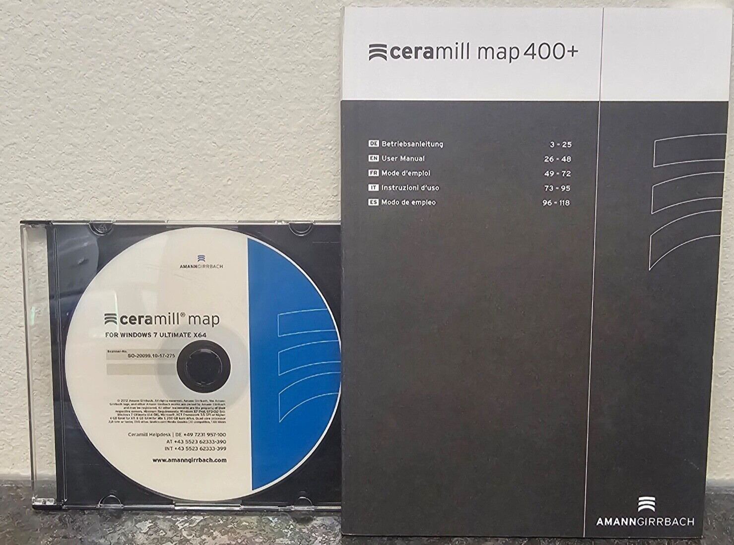 2017 Amann Girrbach Ceramill Map 400+ Dental Lab CAD/CAM Acquisition Scanner