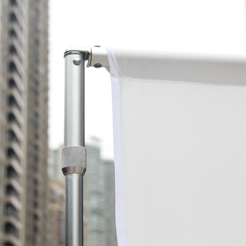 4x4' 48x48'' Foldable Portable Flag Frame with Diffusion Soften Grid Fabric