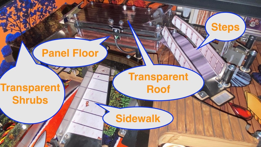 HALLOWEEN PINBALL Mod - 5 PIECE COMBO DECAL SET