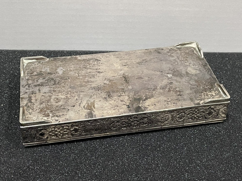 Antique box model craftsmanship 800 Sterling Silver 308g