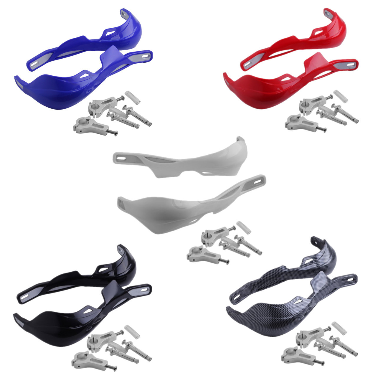 7/8" Motorcycle Brush Bar Hand Guards Handguards Protector For Dirt Bike Scooter