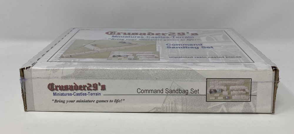 Crusader 29's Miniatures Terrain Command Sandbag Set SEALED RESIN MODEL