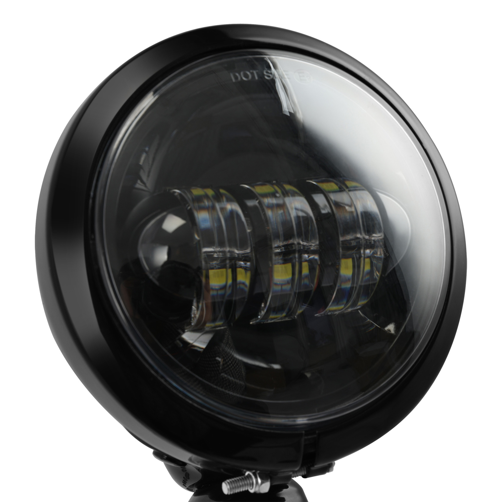 4.5" Auxiliary LED Spot Fog Light Turn Signal Fit For Harley Street Glide 94-13