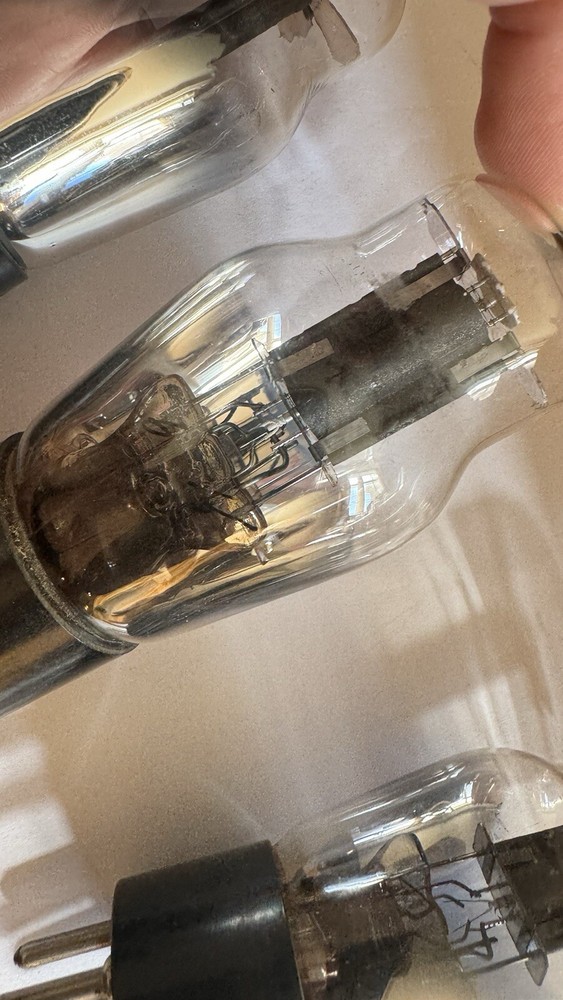 NOS MATCHED QUAD 56 ST GLOBES Engraved Bases Windmill Micas