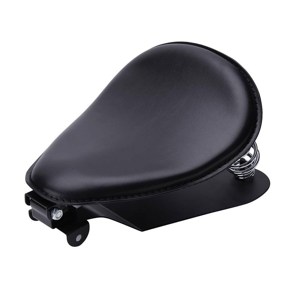 Motorcycle Spring Solo Seat With Base Bracket Saddle For Bobber Chopper Custom