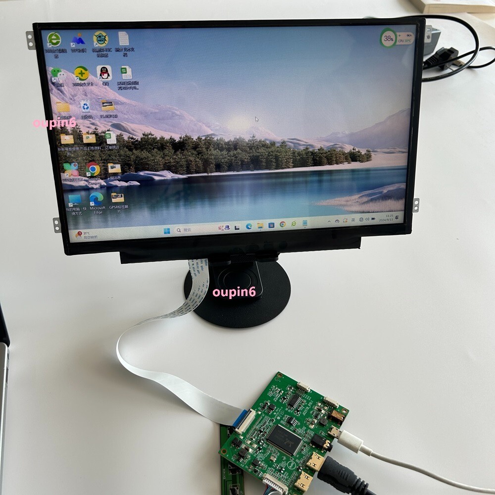 DIY Display 11.6" screen 1366X768 with 2 MINI HDMI USB EDP controller board