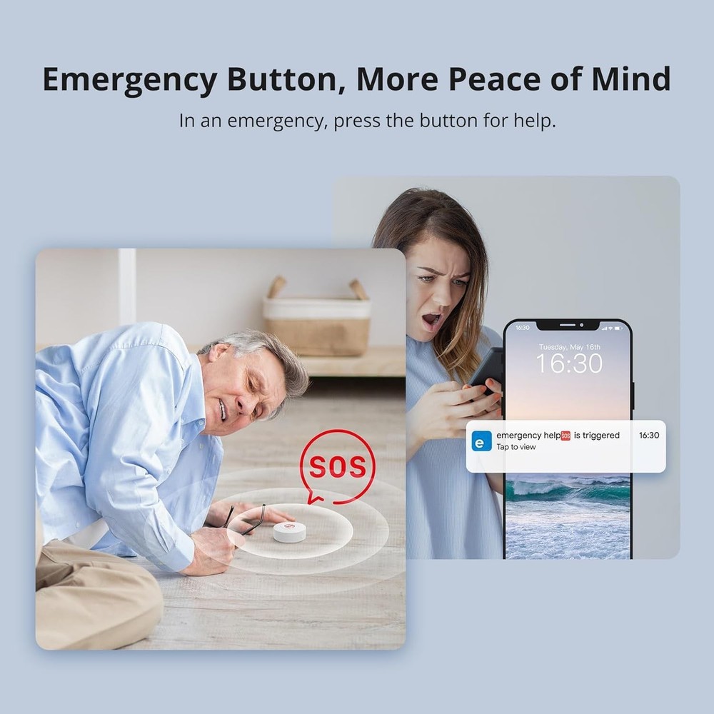 Zigbee 3.0 Wireless Switch - Control Smart Devices & Trigger Alerts Effortlessly