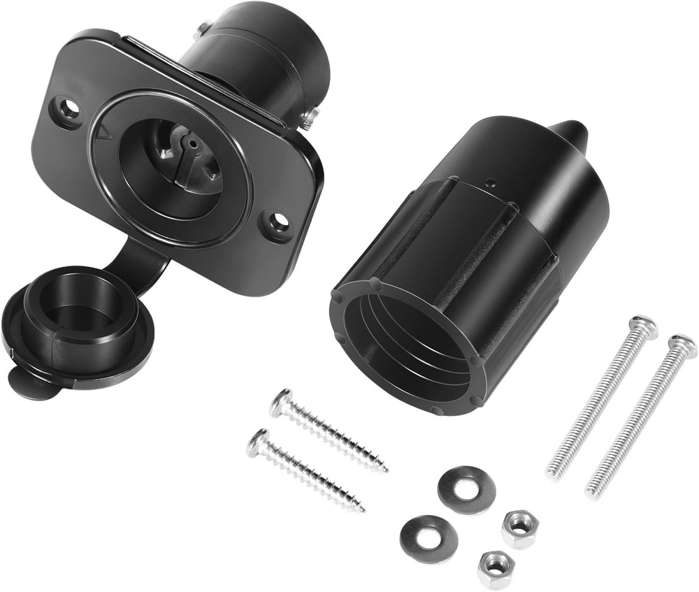 Replace for Scotty #2126 Depthpower Marinco Electric Socket , Black