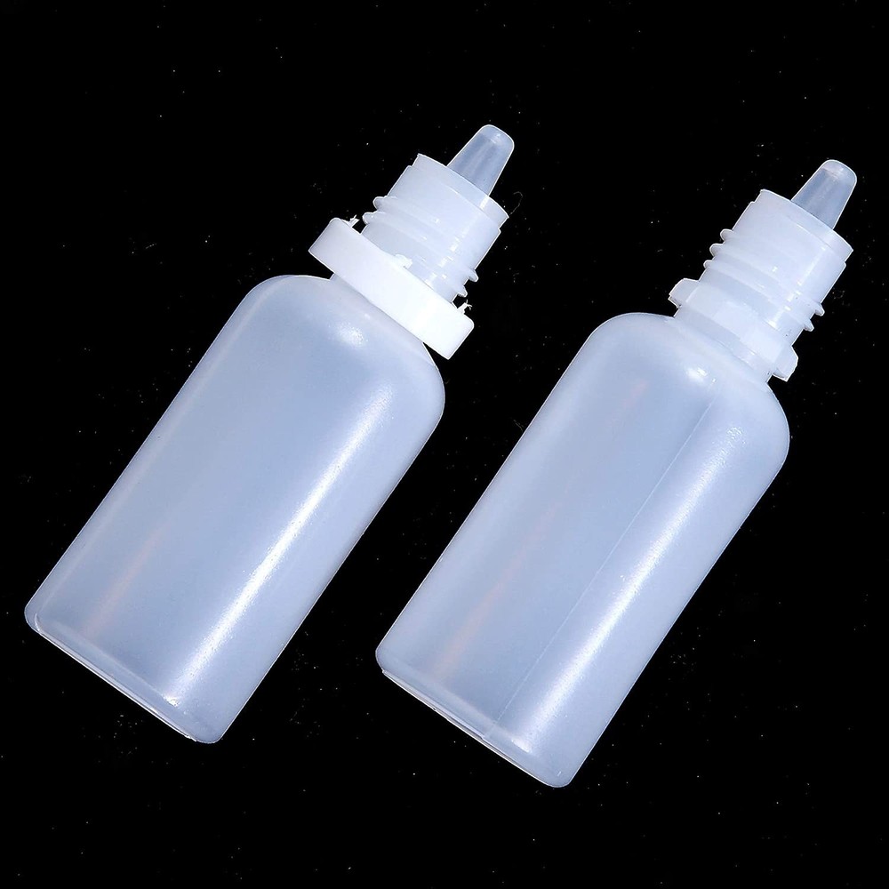60PCS Plastic Dropper Bottles 15ML Empty Squeezable Bottles LDPE with Childproo