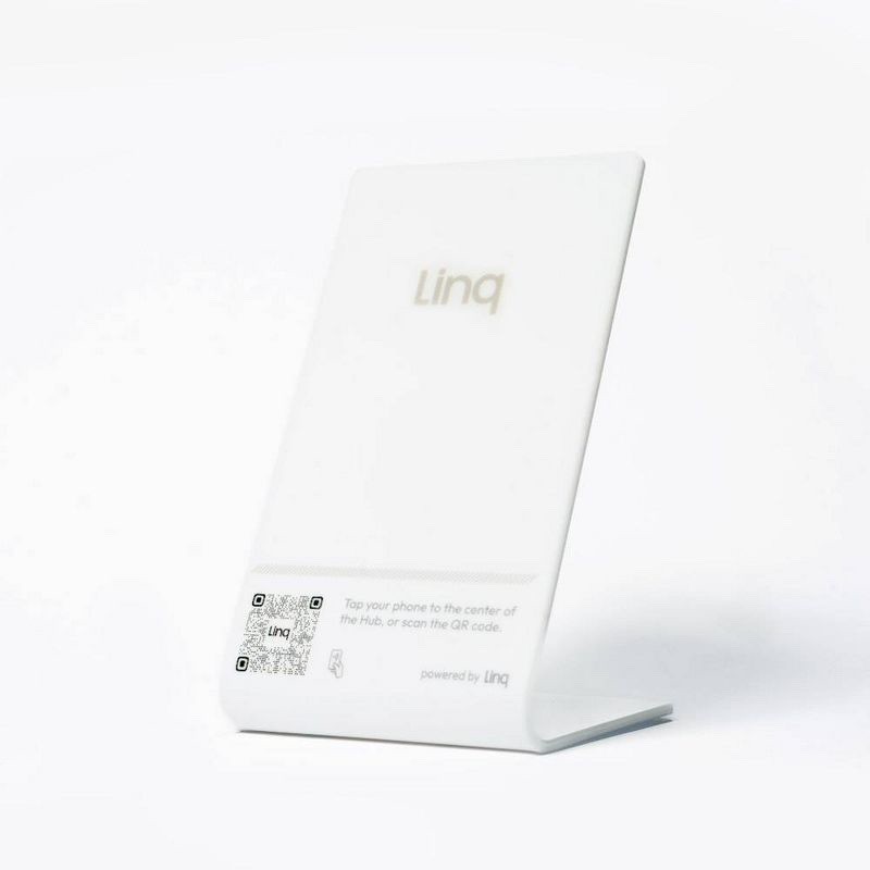 Linq Hub V2 - Smart QR and NFC Contact Point - Mini White