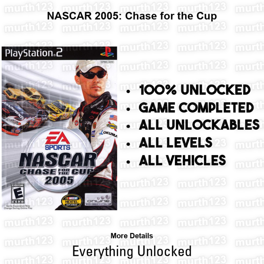 NASCAR Racing PS2 Save Files