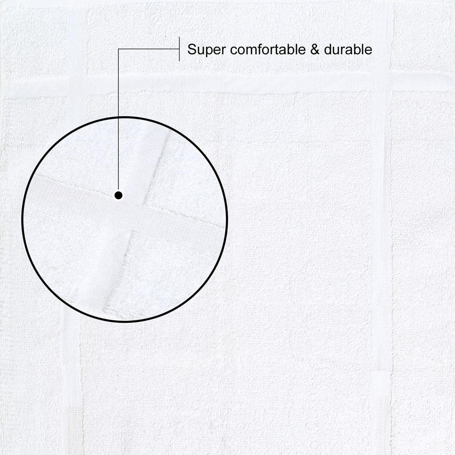 Bath Mat High Quality Non-Slip Water Absorbent Towels Cotton Blend 18x25, 20x30